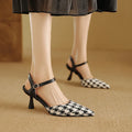Milas Leather Heels — Allyours Closet