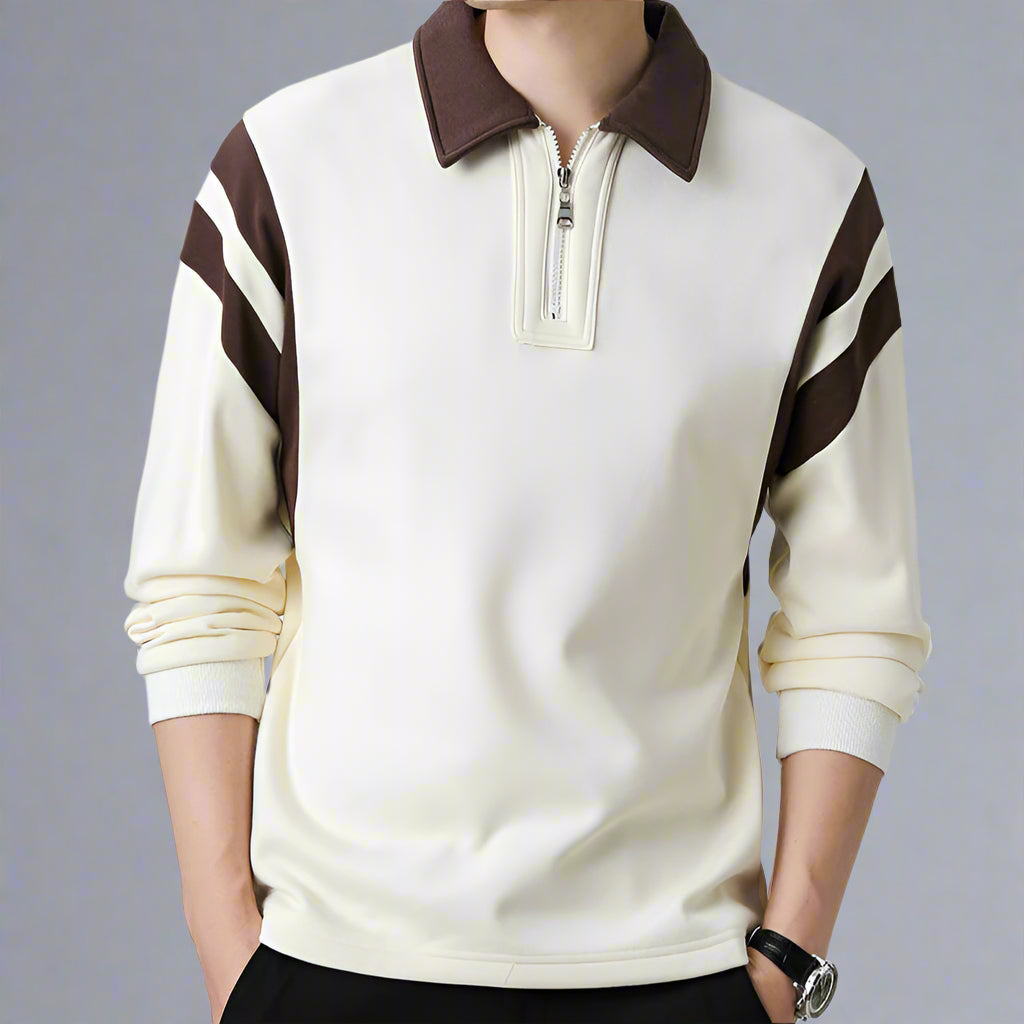 Cambridge Long-Sleeve Polo — Allyours Closet (view 5)