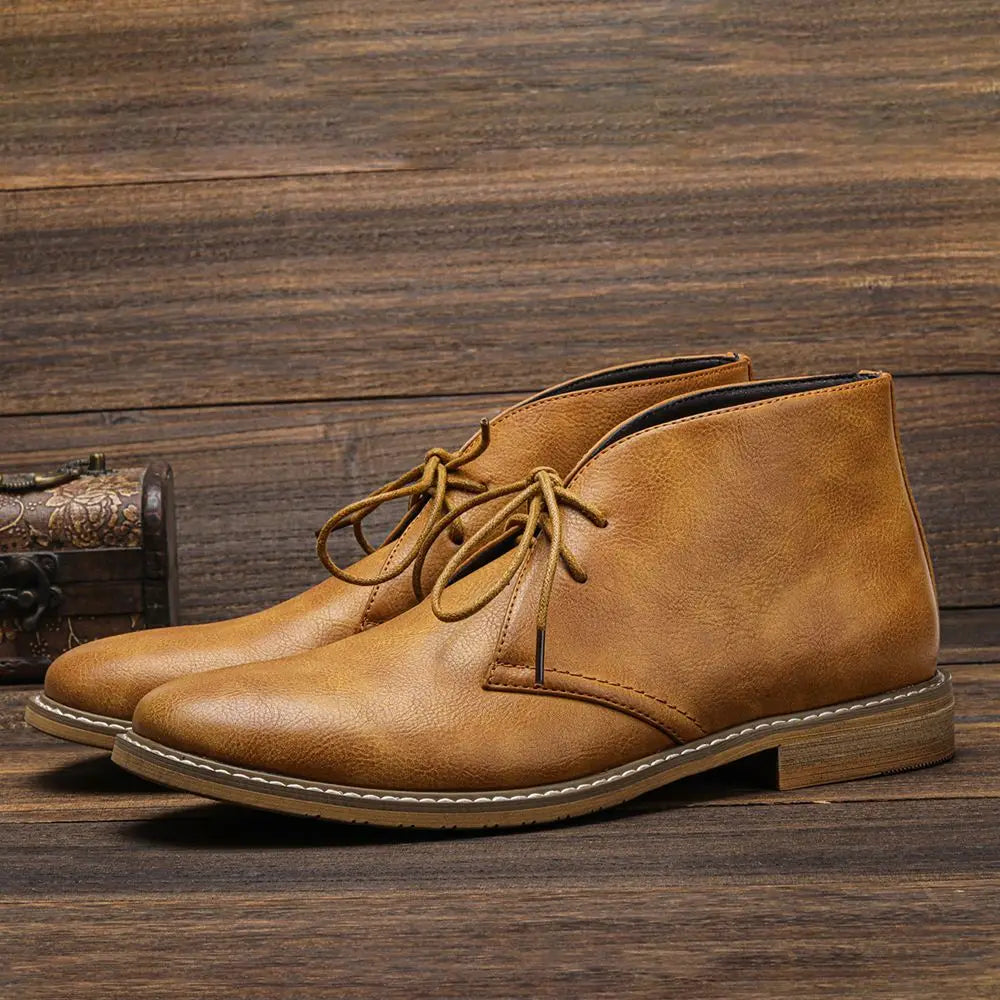 Pembroke Leather Chukka Boots — Allyours Closet