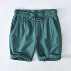 Marston Linen Blend Shorts — Allyours Closet (view 3)