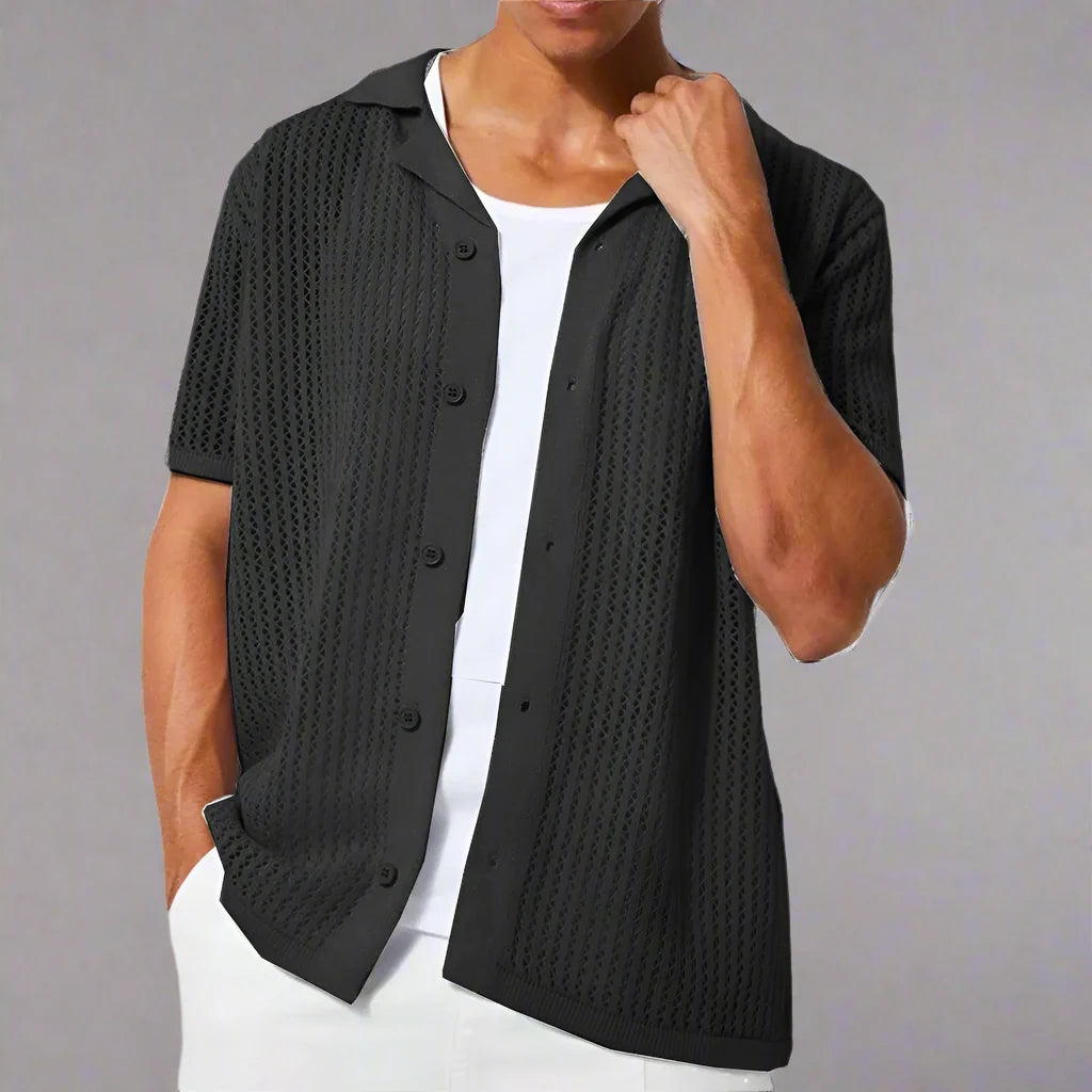 Offshore Club Knitted Shirt — Allyours Closet (view 4)