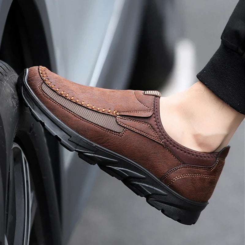 Brayden Leather Loafers — Allyours Closet (view 7)
