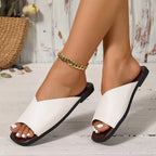 Addison Leather Flats — Allyours Closet (view 10)
