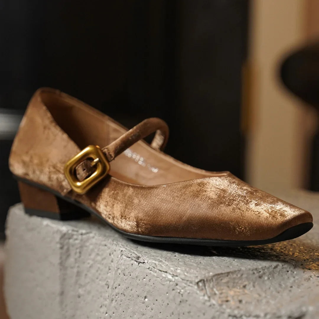 Velora Velvet Heels — Allyours Closet (view 5)