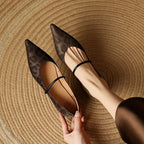 Calista Leather Flats — Allyours Closet (view 6)
