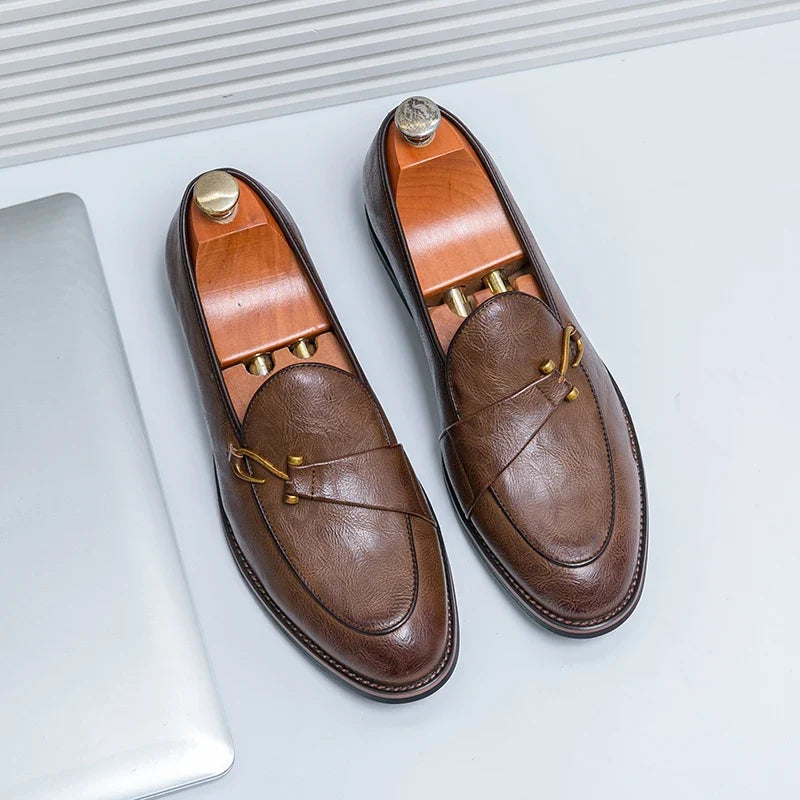 Portside Leather Loafers — Allyours Closet (view 3)