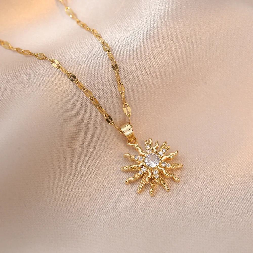 Solar Spin Necklace — Allyours Closet (view 2)