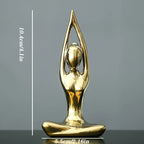 Zen Pose Ceramic Figurines — Allyours Closet (view 9)