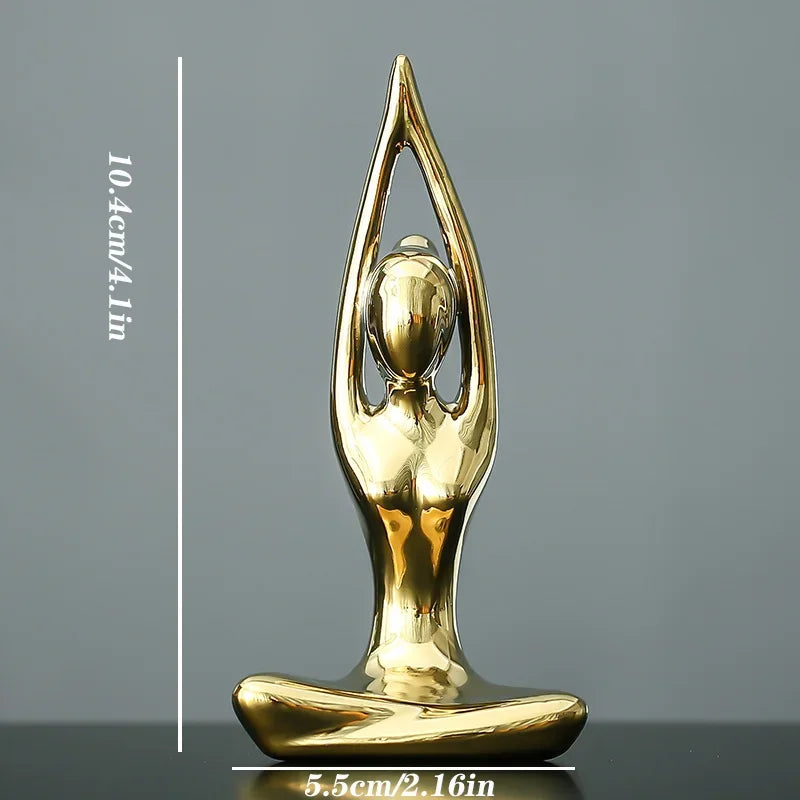 Zen Pose Ceramic Figurines — Allyours Closet (view 9)