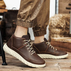 Expedition High-Top Leather Sneakers — Allyours Closet (view 2)