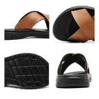 Viento Leather Sandals — Allyours Closet (view 10)