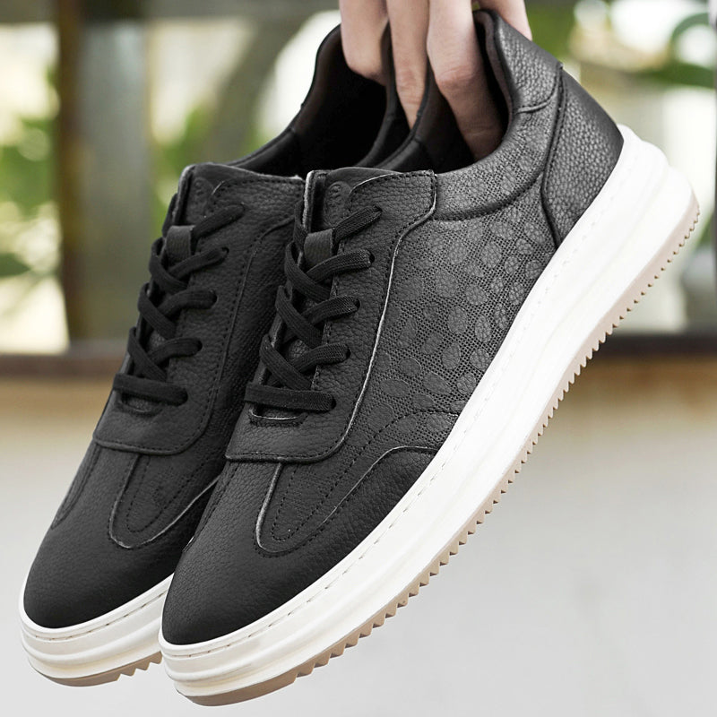 Atticus Leather Sneakers — Allyours Closet (view 12)