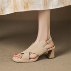 Nora Suede Heels — Allyours Closet (view 2)