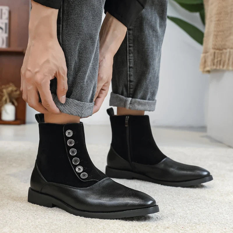 Hartford Leather Boots — Allyours Closet (view 8)