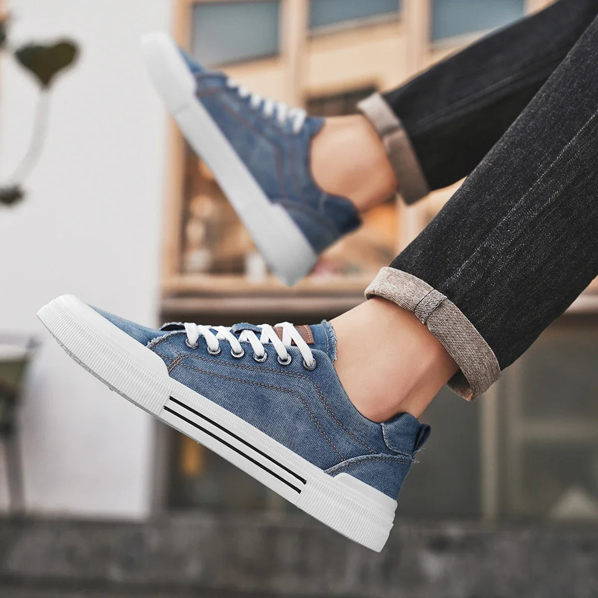 Brooks Denim Sneakers — Allyours Closet (view 2)