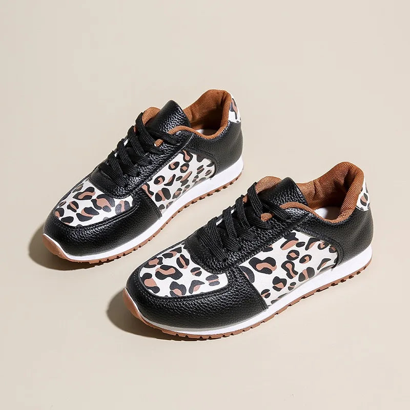 Savannah Leopard Sneakers — Allyours Closet (view 4)