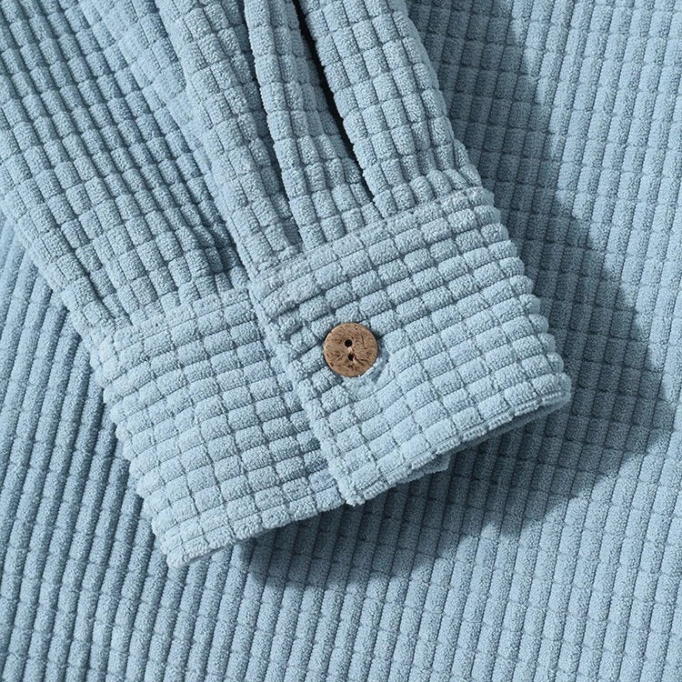 Mason Corduroy Hooded Shirt — Allyours Closet (view 5)