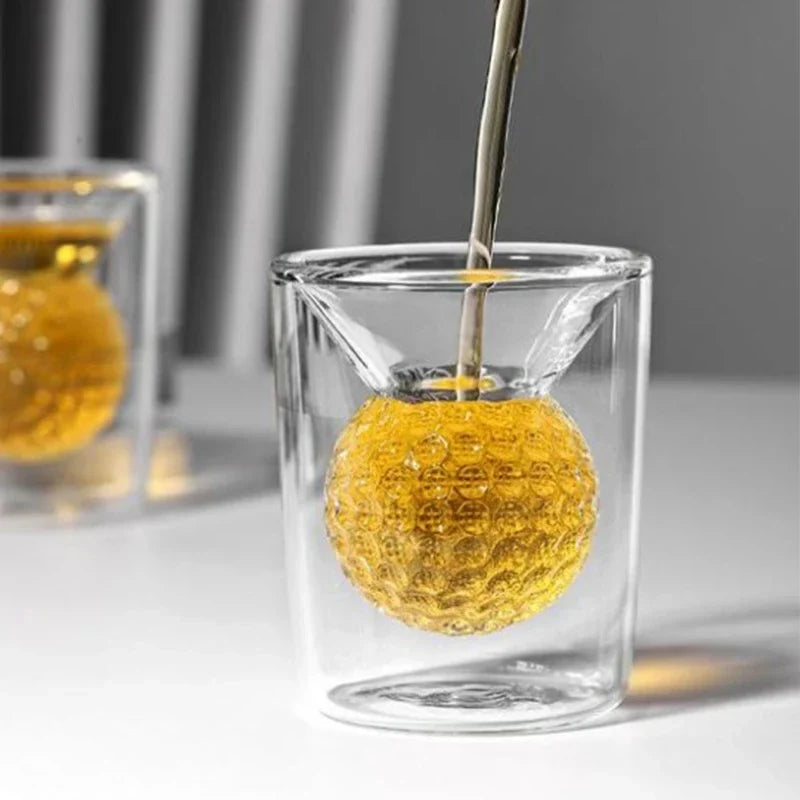 Golf Ball Shot Glass — Allyours Closet (view 2)