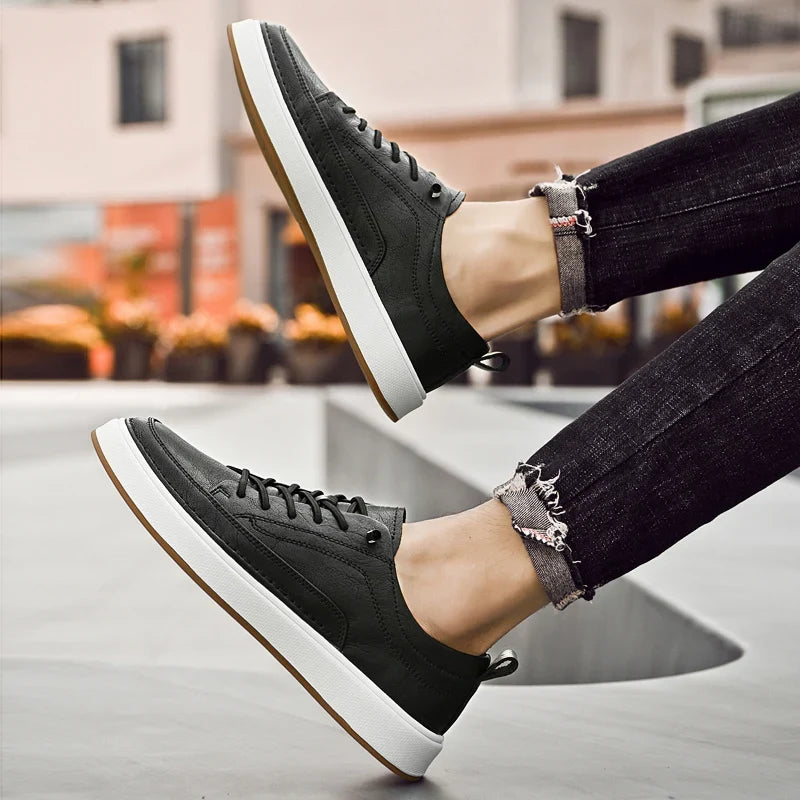 Rowan Leather Sneakers — Allyours Closet (view 12)