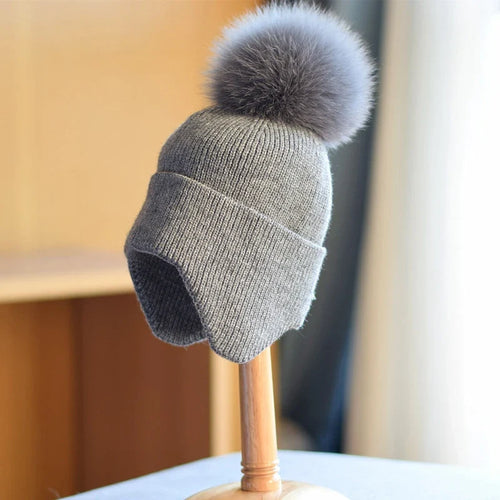 Alpine Pom Beanie — Allyours Closet (view 2)