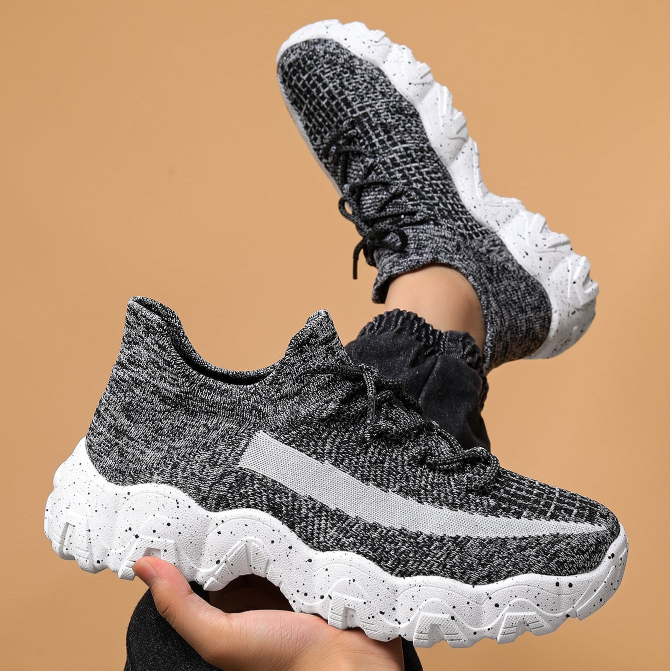 Drifter Knit Sneakers — Allyours Closet (view 7)