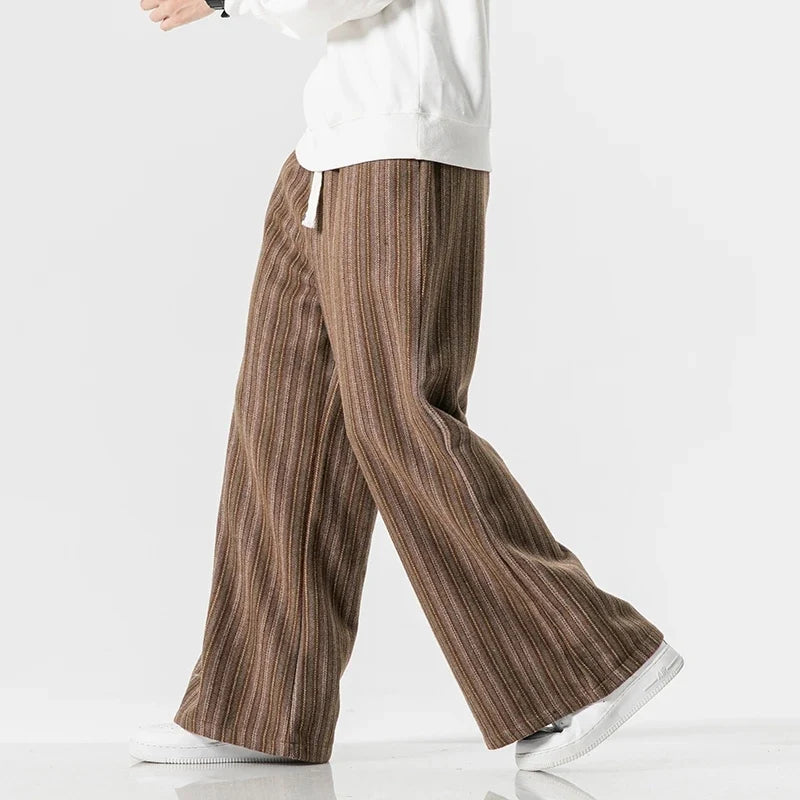 Calder Striped Trousers — Allyours Closet (view 2)