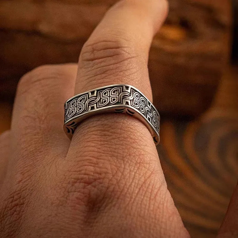 Aziel Steel Ring — Allyours Closet (view 2)