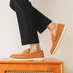 Elio Bay Suede Loafers — Allyours Closet (view 7)