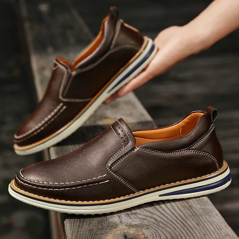 Savino Leather Loafers — Allyours Closet (view 5)