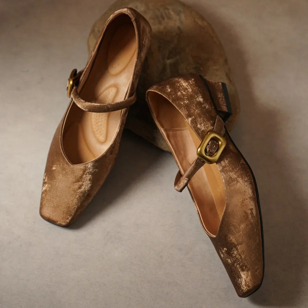 Velora Velvet Heels — Allyours Closet (view 6)