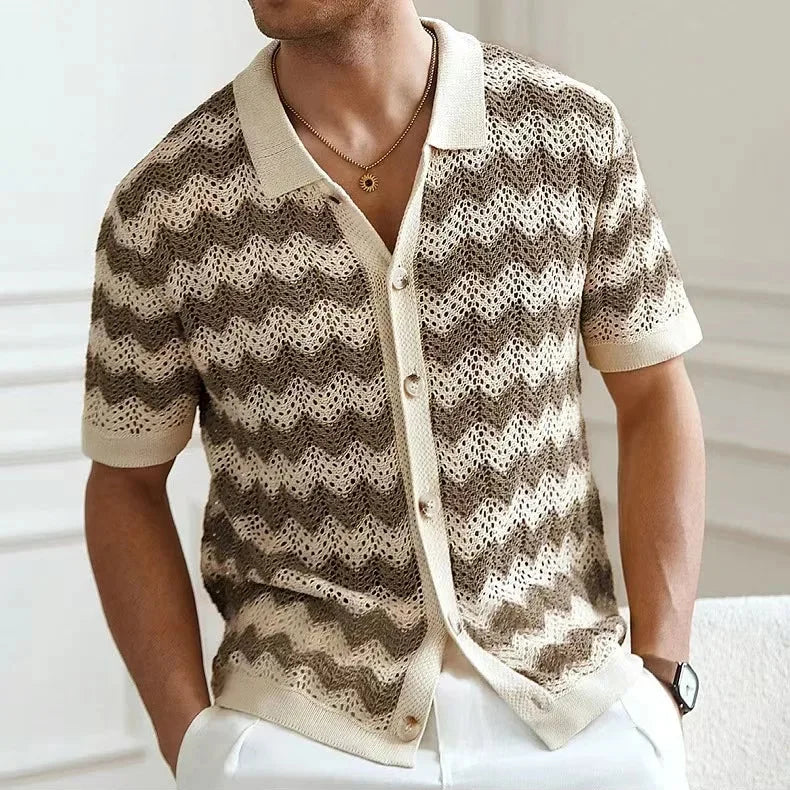 Palmero Knit Button Up — Allyours Closet (view 4)