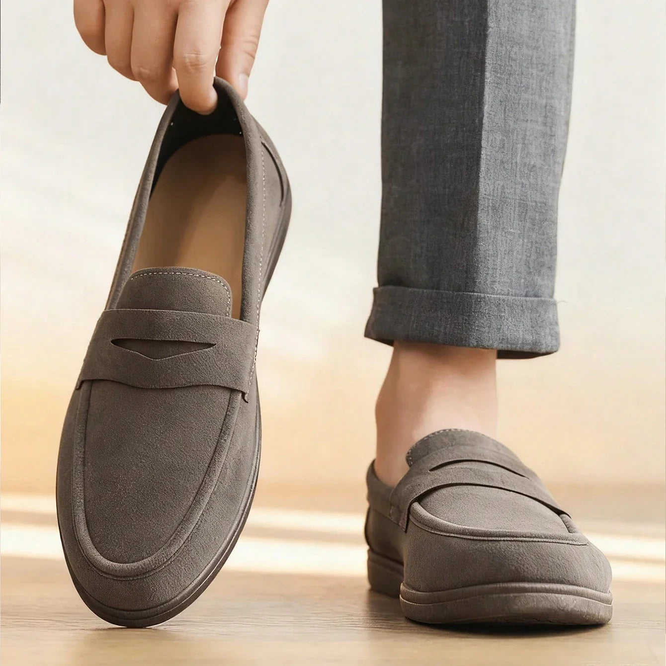 Edward Suede Loafers — Allyours Closet (view 11)