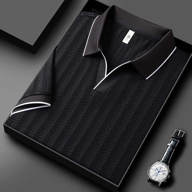 Luca Milano Knitted Polo — Allyours Closet (view 9)