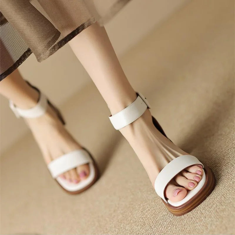 Lauder Strap Heels — Allyours Closet (view 3)