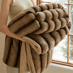 Calista Fur Blanket — Allyours Closet (view 3)