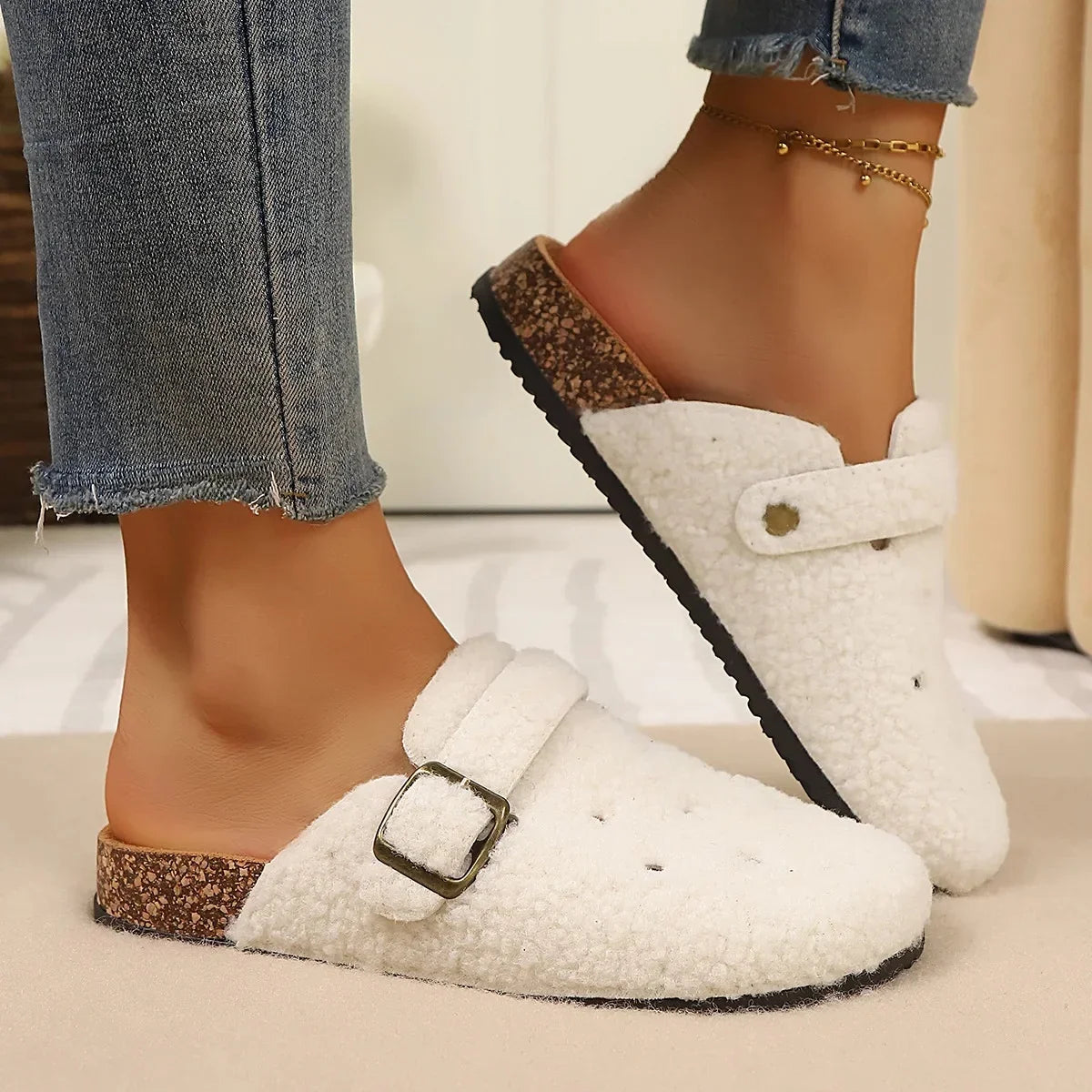 Solace Fleece Clogs — Allyours Closet (view 2)