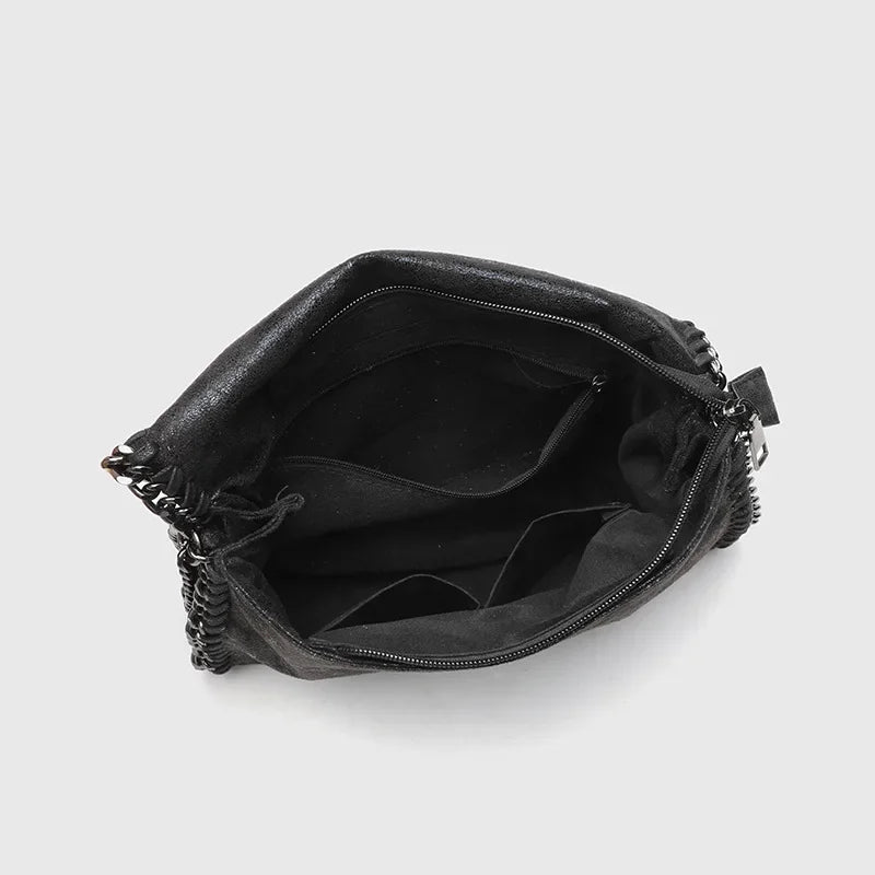 Jett Leather Shoulder Bag — Allyours Closet (view 4)