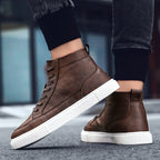 Oliver High Top Leather Sneakers — Allyours Closet (view 3)