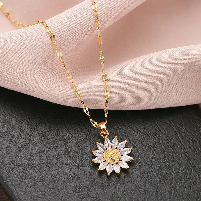 Sunflower Necklace — Allyours Closet (view 2)