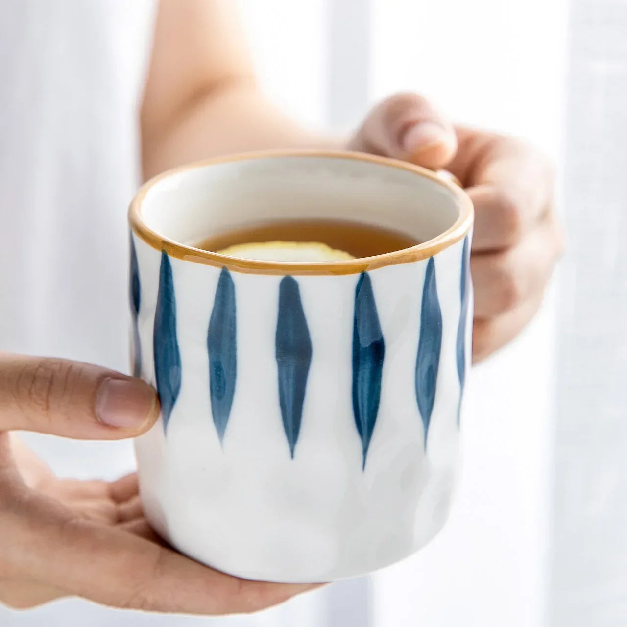 Azure Ceramic Mugs - Rituals Collection — Allyours Closet (view 5)