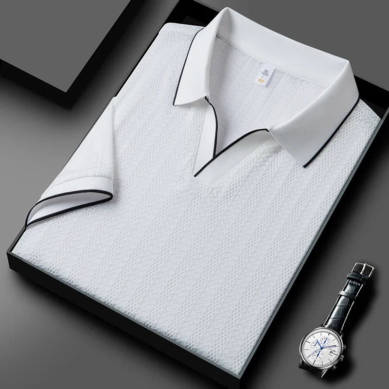 Luca Milano Knitted Polo — Allyours Closet (view 11)