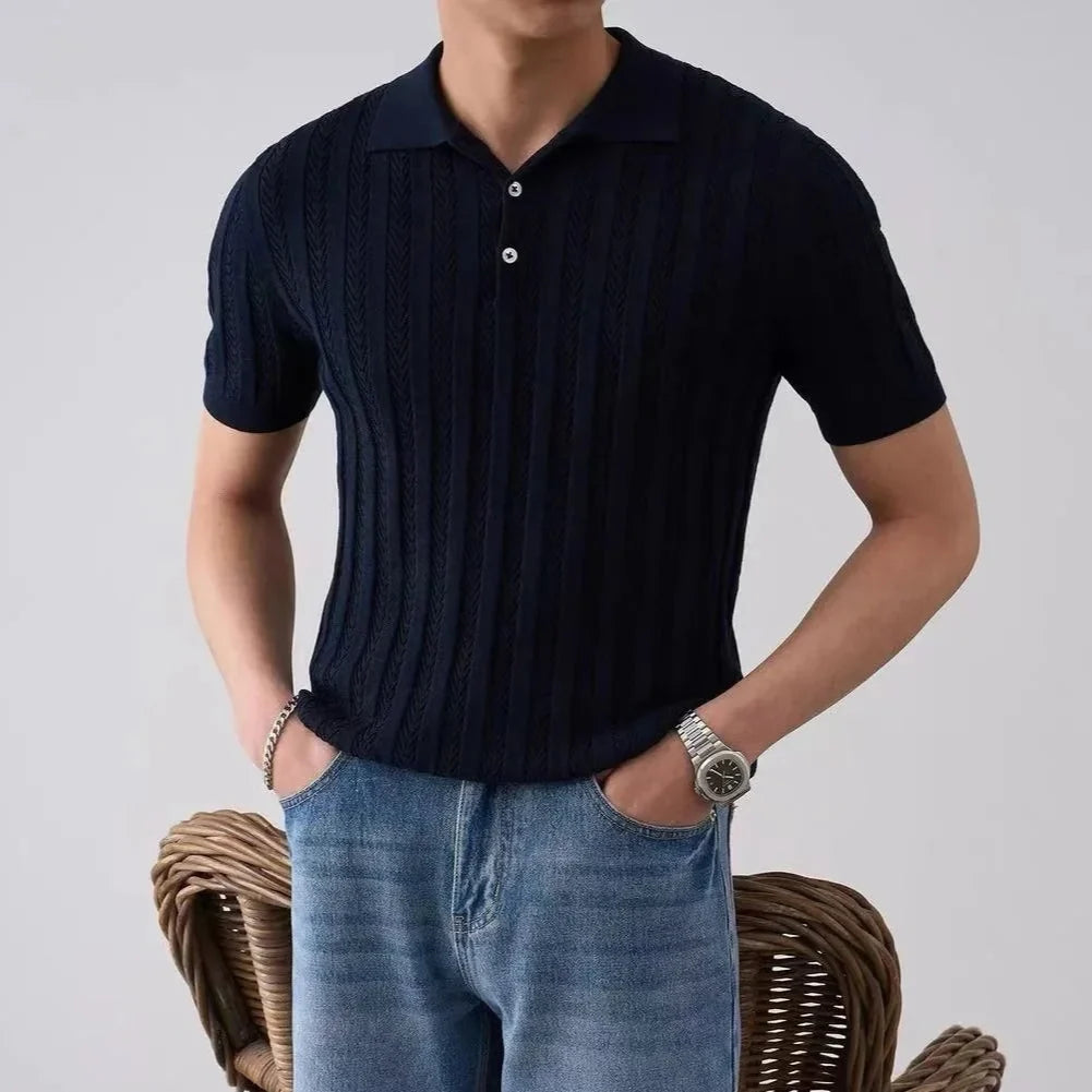 Fairmont Knit Polo — Allyours Closet (view 7)