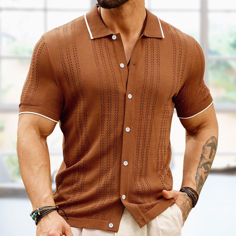 Jacquard Knit Shirt — Allyours Closet (view 3)
