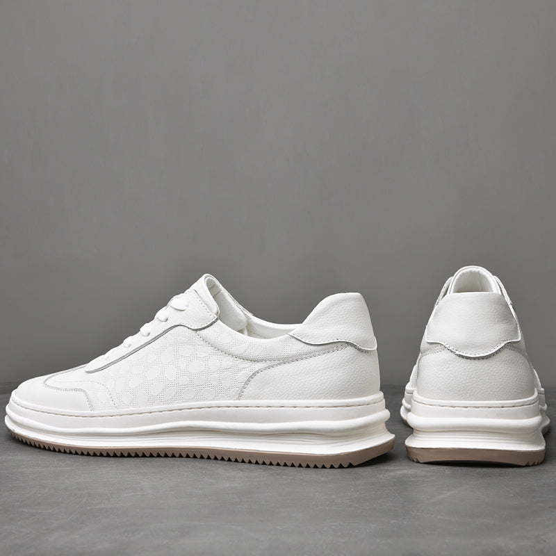 Atticus Leather Sneakers — Allyours Closet (view 4)