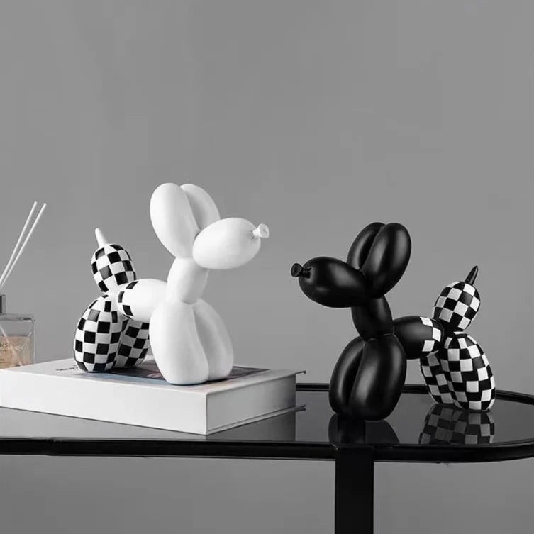 Checkerboard Balloon Dogs — Allyours Closet