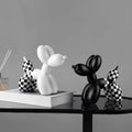 Checkerboard Balloon Dogs — Allyours Closet