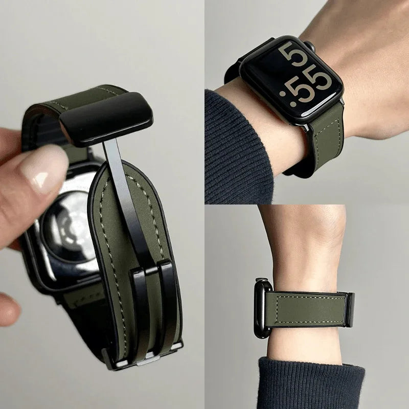 Orion Leather Apple Watch Band — Allyours Closet