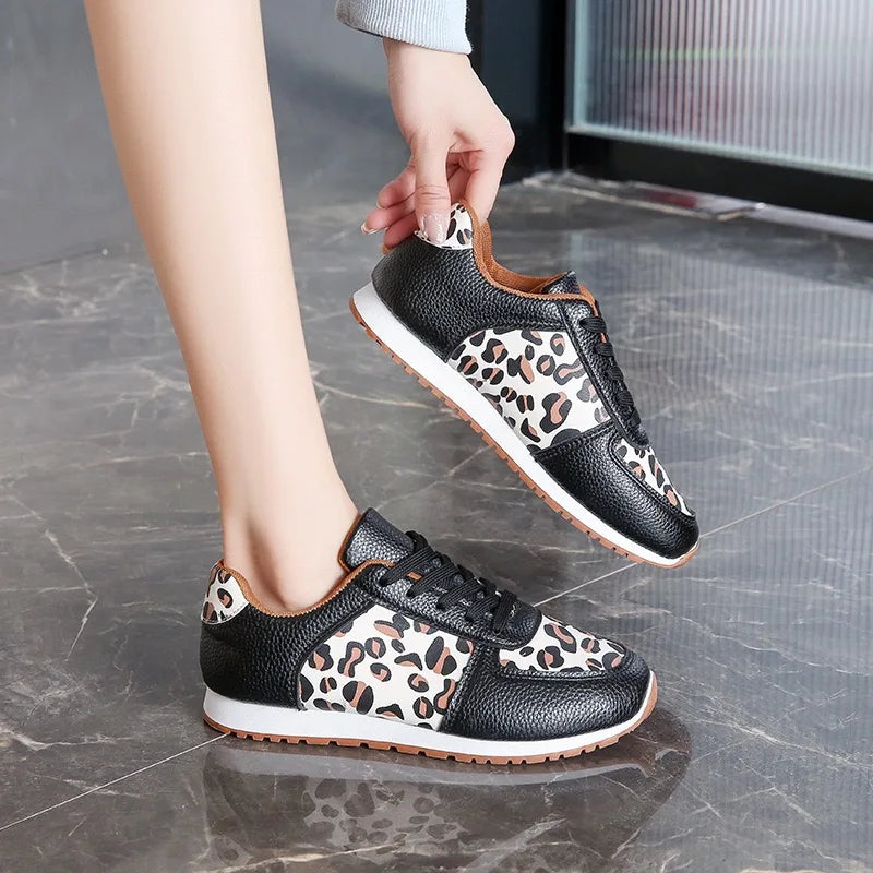 Savannah Leopard Sneakers — Allyours Closet (view 5)