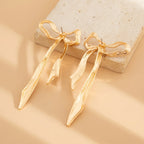 Ribbon Bow Earrings — Allyours Closet (view 4)
