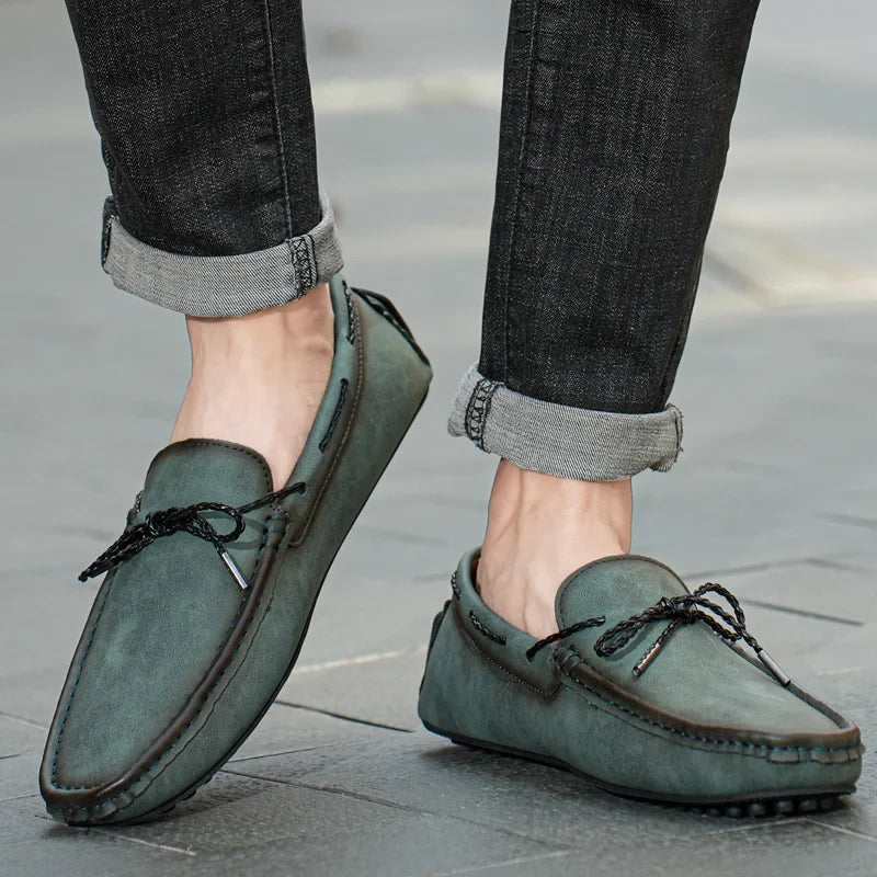 Castello Leather Loafers — Allyours Closet (view 3)